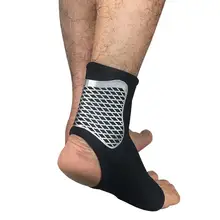 1 шт. Фиксатор голеностопного сустава эластичная компрессионная Защитная повязка для ног Предотвращение растяжения Фитнес Спортивный Фиксатор голеностопного сустава