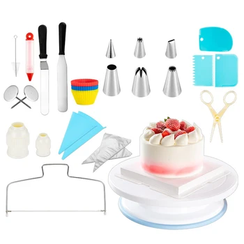 

106pcs Baking Supplies Kit DIY Cake Making Cupcake Decorating Icing Set Cooking Tools PI669