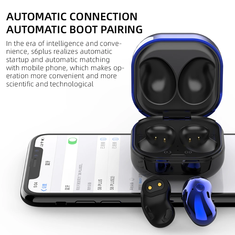 New Mini Bluetooth Headset Wireless Bluetooth TWS 5 1 Headset 9D Stereo Clock Display Microphone LED Color Screen Display