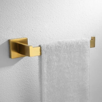 

Square Towel Ring Black 304 Stainless Steel Towel Hook 304 Stainless Steel Bathroom Pendant Towel portable Hook