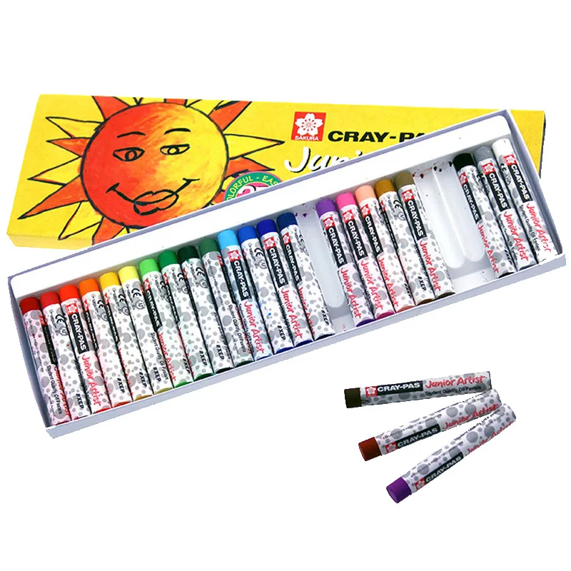 

Japan Cherry Blossom 25 Color Crayon Powder Crayon-Washing Children Crayon