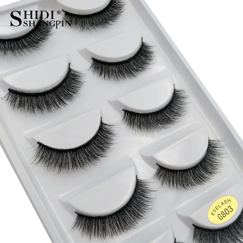 Natural False Eyelashes 3D Mink Dramatic Lashes