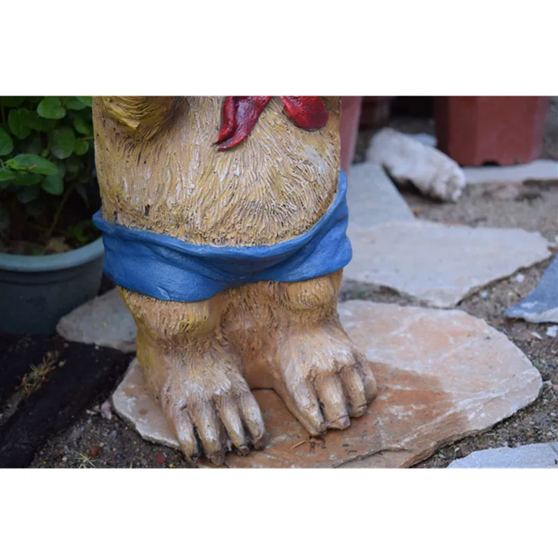 Garden Decoration Creative Watching Groundhog Decoration Solar Electronic Night Light Garden Villa Decoration M2658