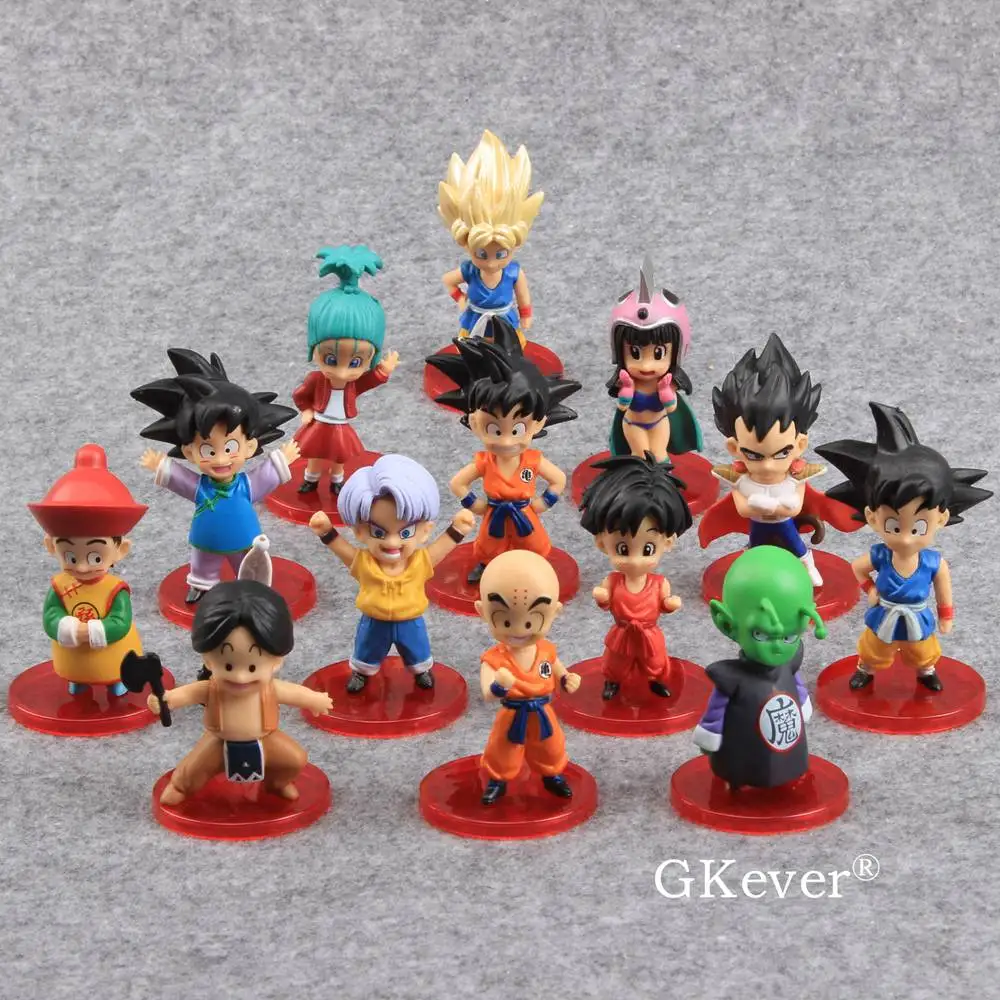 13 шт./лот Dragon Ball Z Вегета Сон Гоку ПВХ Фигурки игрушки для детей коллекция подарок 8 см