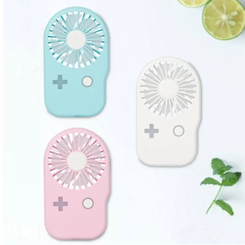 Mini Portable Handheld USB Rechargeable Fan Unique Game Console Shape Summer Air Conditioner Cooling Fan