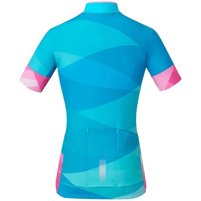 Short Sleeve Cycling Jersey Bicycle Shirt Sports Bike Wear Clothing Bib Set Team Women Mountain Tight Tech Fabric Quick Dry Top