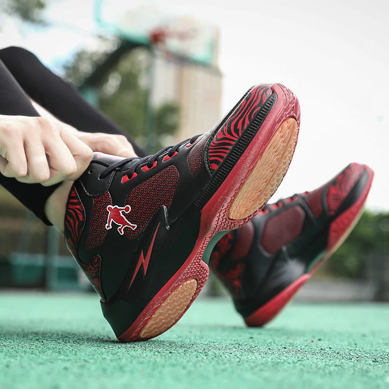 CINESSD/Прочные баскетбольные кроссовки; нескользящая обувь Jordan; высокие спортивные кроссовки; уличные кроссовки; Мужская амортизирующая спортивная обувь
