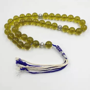 

Tasbih Ambers Color Resin Muslim Bracelets Islam Rosary handmade Kuwait Fashion jewelry 33 45 51 66 99 prayer beads Misbaha