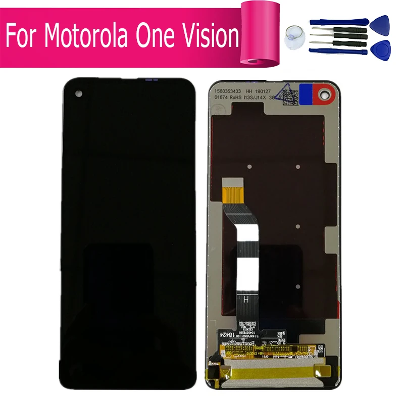 Для Motorola One Vision дисплей ЖК-экран Замена для Motorola One Vision P50 ЖК-дисплей сенсорный экран полный модуль