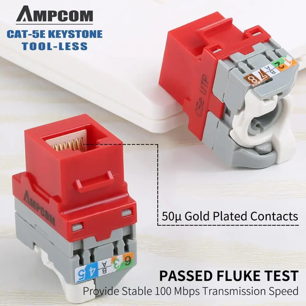 10 шт./упаковка разъем для модуля UTP CAT5e RJ45|Детали устройств связи| |