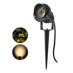 LED COB Garden Lawn Lamp Light 220V 110V DC12V Outdoor LED Spike Light 3W 5W 7W 10W 12W Path Landscape Waterproof Spot Bulbs