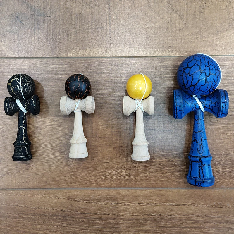 12 см мини-кендама деревянные игрушки PU краски Kendama умелые жонглирование мяч игра для детей Профессиональный японский досуг спорт