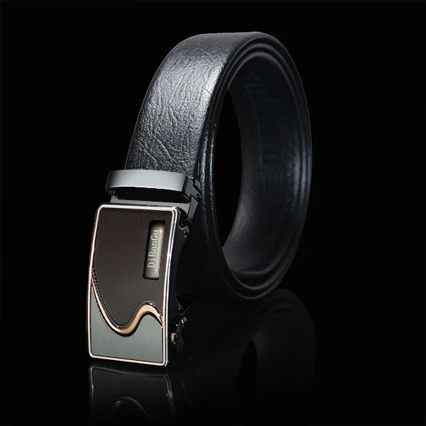 Мужской коричневый ремень для джинсов p 704 Hi Tie роскошный из натуральной воловьей