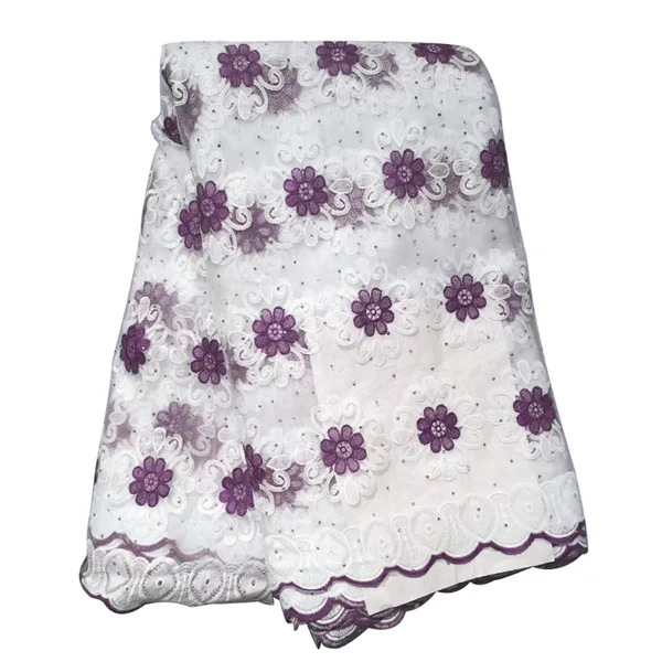 light purple Новейший черный цвет африканская кружевная ткань с бусинами Высокое качество Французский Тюль Кружева швейцарская кружевная ткань для женских платьев - Цвет: light purple