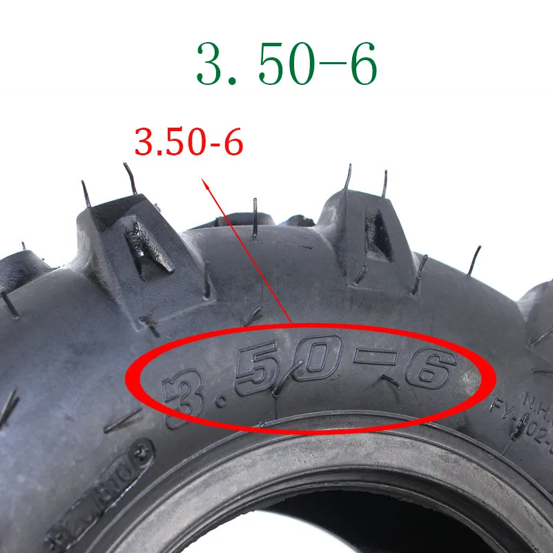 Lightning отгрузки 3,50-6 Утолщение Вакуумная Шина для скутера включают в себя Quad газон мрпвж садовый тракторный роторный культиватор
