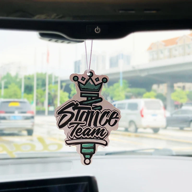 5 Black ice JDM, освежитель воздуха со стрелкой, автомобильный, заднего вида, Mirrow, подвеска, твердая бумага, обод колеса, поршень, части автомобиля, японский робот - Название цвета: 5 Black ice