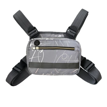 

600D Oxford Cloth Hunting Vest Bags Multifunctional Adjustable Chest Rig Bags Sports Bag