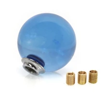 M8x1.25,M10x1.25,M12x1.25 6" inch 150MM Crystal Octogon Bubble Shift Knob Blue