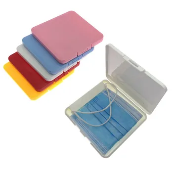 

5pcs 2020 Portable Moisture-proof Storage Box Mask Case Storage Box Band-aid Bill Temporary Storage Folder Mask Mascarilla