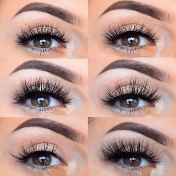 

Natural silk eyelashes fake lashes long makeup 25mm eyelash for beauty