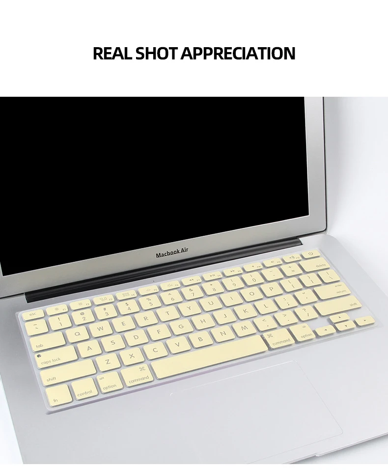 Laptop Keyboard Protective Film Waterproof For macbook air 13 inch Notebook Keyboard Cover