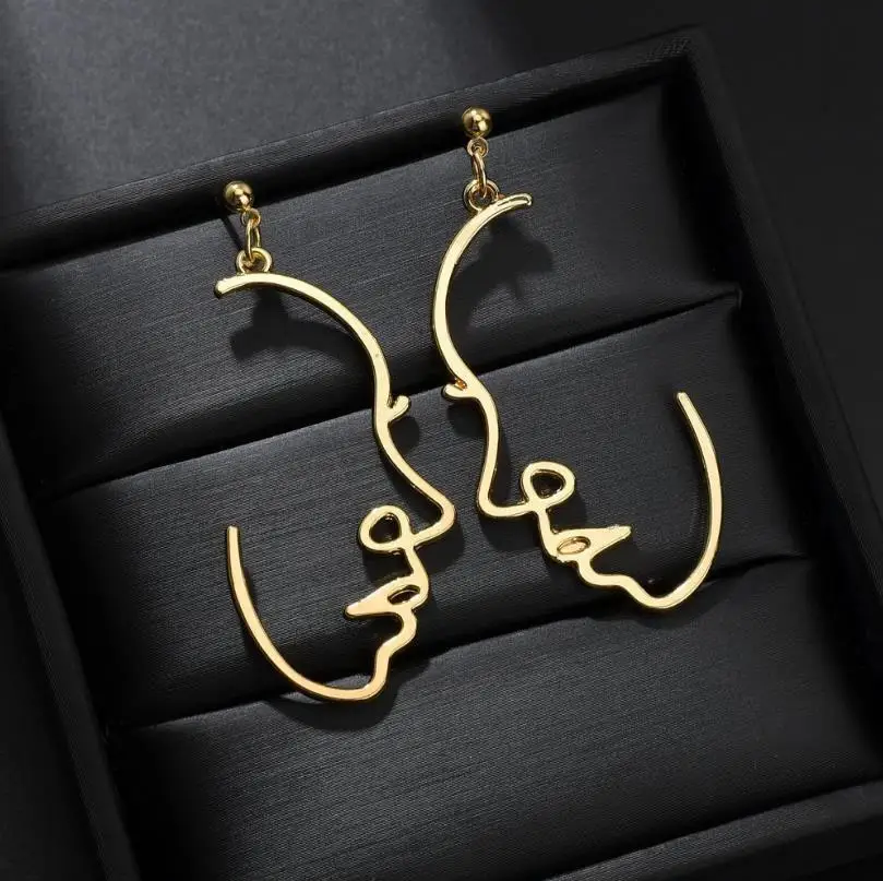 2020 Новинка Гипербола форма лица дизайн индивидуальность Аватар серьги
