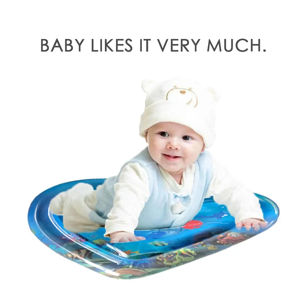Baby Inflatable Water Pad heart shape fun activity game center sensory stimulation sports skills baby belly time game Toys Gift