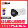 Dahua Original IP camera IPC-HFW2431S-S-S2 4MP PoE SD Card Slot H.265 IP67 IK10 Upgradeable Mini Bullet Camera Starlight IVS WDR ► Photo 1/4