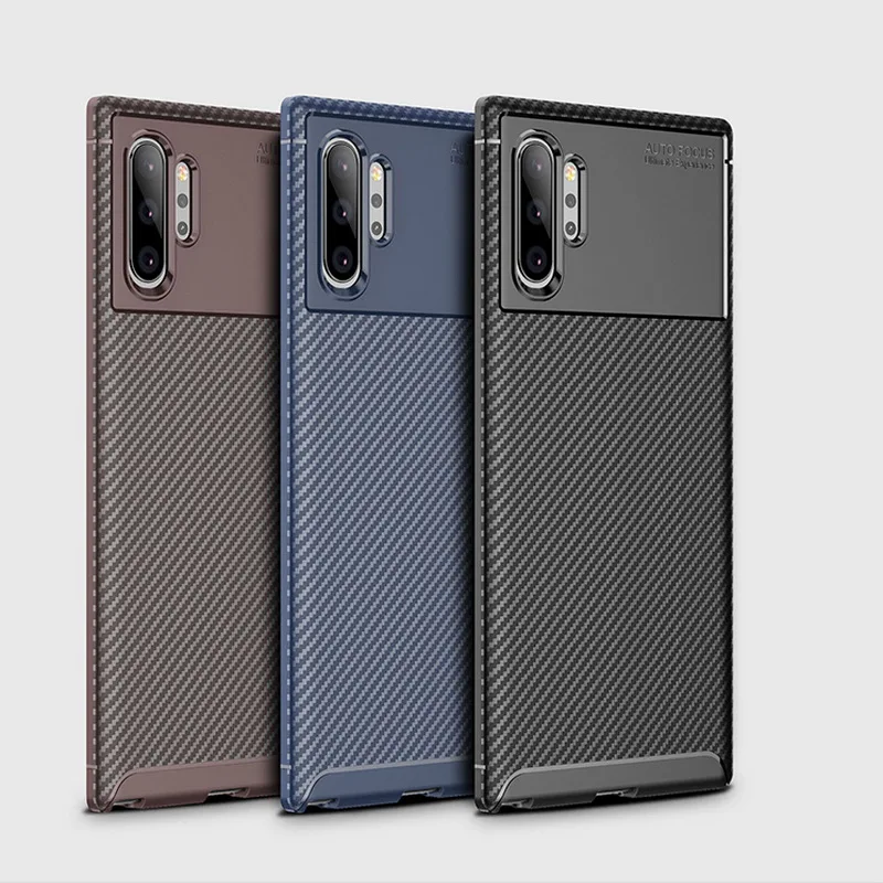 

Carbon Fiber Case For Samsung Galaxy Note 9 10 Pro A50 A70 S9 Plus S10 5G S10e A6 A8 A7 A9 2018 A20e A10e A60 A40 M30 M20 Cover