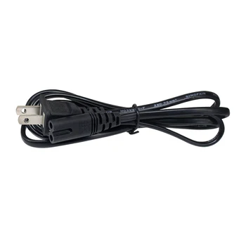 

4ft AC Wall 2-Prong US-Standard Plug Power Cord for Samsung LG Asus Sony TCL 55" 58" 65" LED TV, Monitor, Printer, Laptops