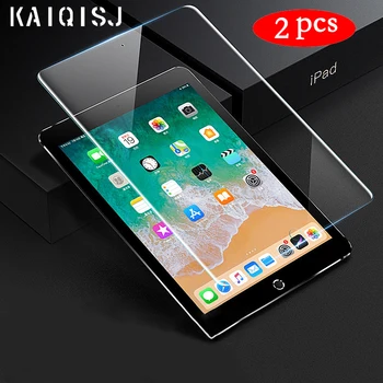 

KAIQISJ Tempered Glass For iPad2017 2018 9.7 10.2 Air 1 2 3 Screen Protector For ipad 2020 mini 5 4 Protective Film Pro 11 Glass