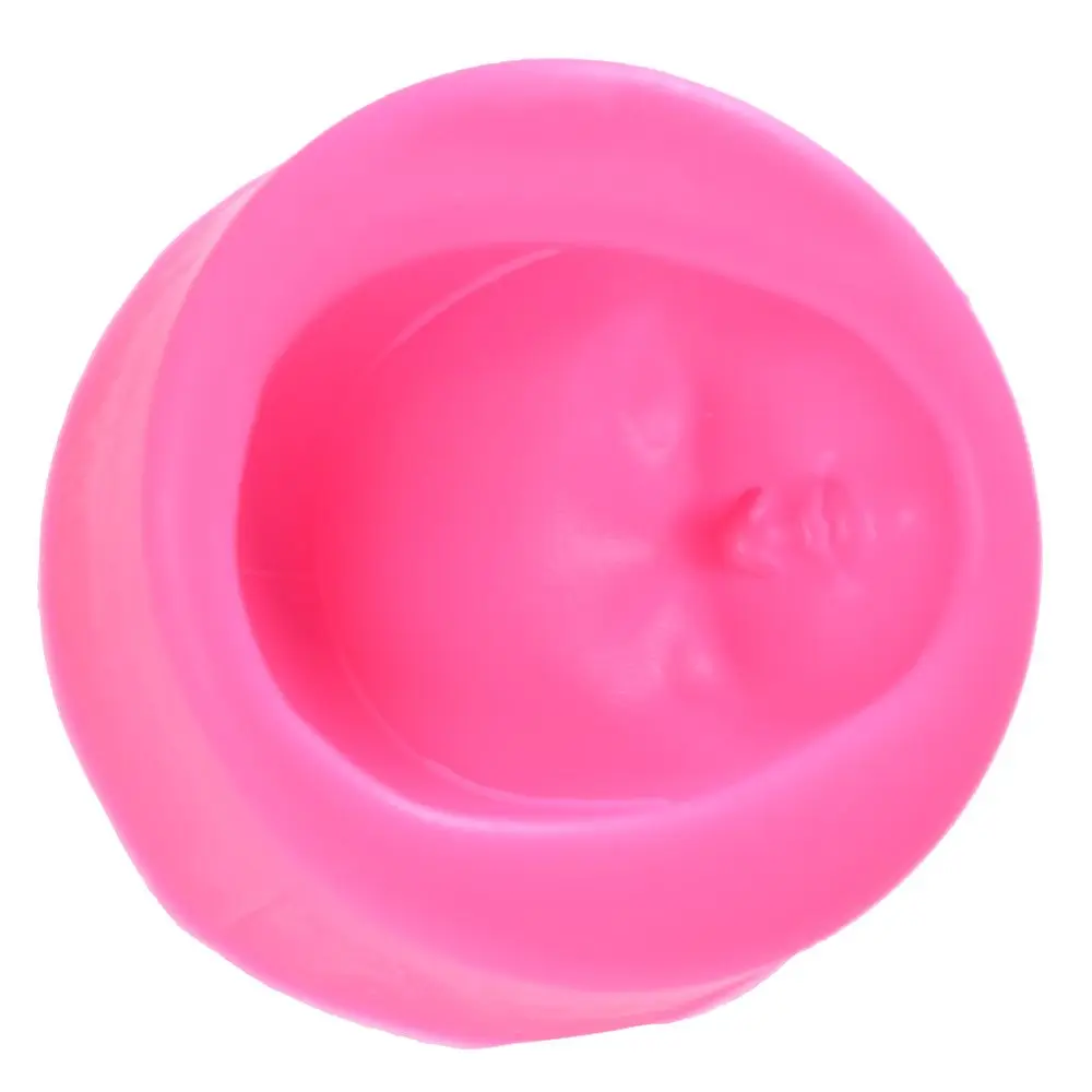 Hot New 1pc 3D woman girl face cooking tools wedding decoration Silicone Mold DIY head Fondant Sugar Craft baking tools for cake