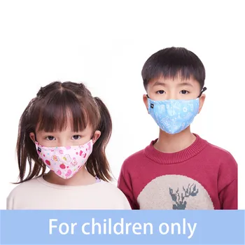 

Resuable PM2.5 PM2.5 Filter Children Anti-pollution Masks Boys And Girls Cotton Adjustable Masks Kid Dust Mask Windproof Outdoor