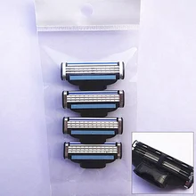 4/8/12/16 шт./лот 3 слой лезвие бритвы для бритья «Mache 3 Для мужчин Gilet бритва бритвенные лезвия Proglide лезвия для бритья Заправка картриджей Gillete Хромая