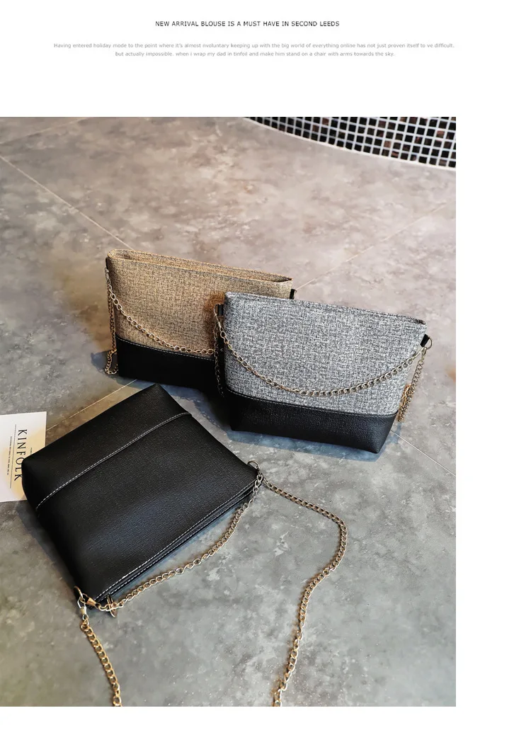 

2019 New Style Fashion Korean-style Versatile Shoulder Oblique Chain Bucket Bag