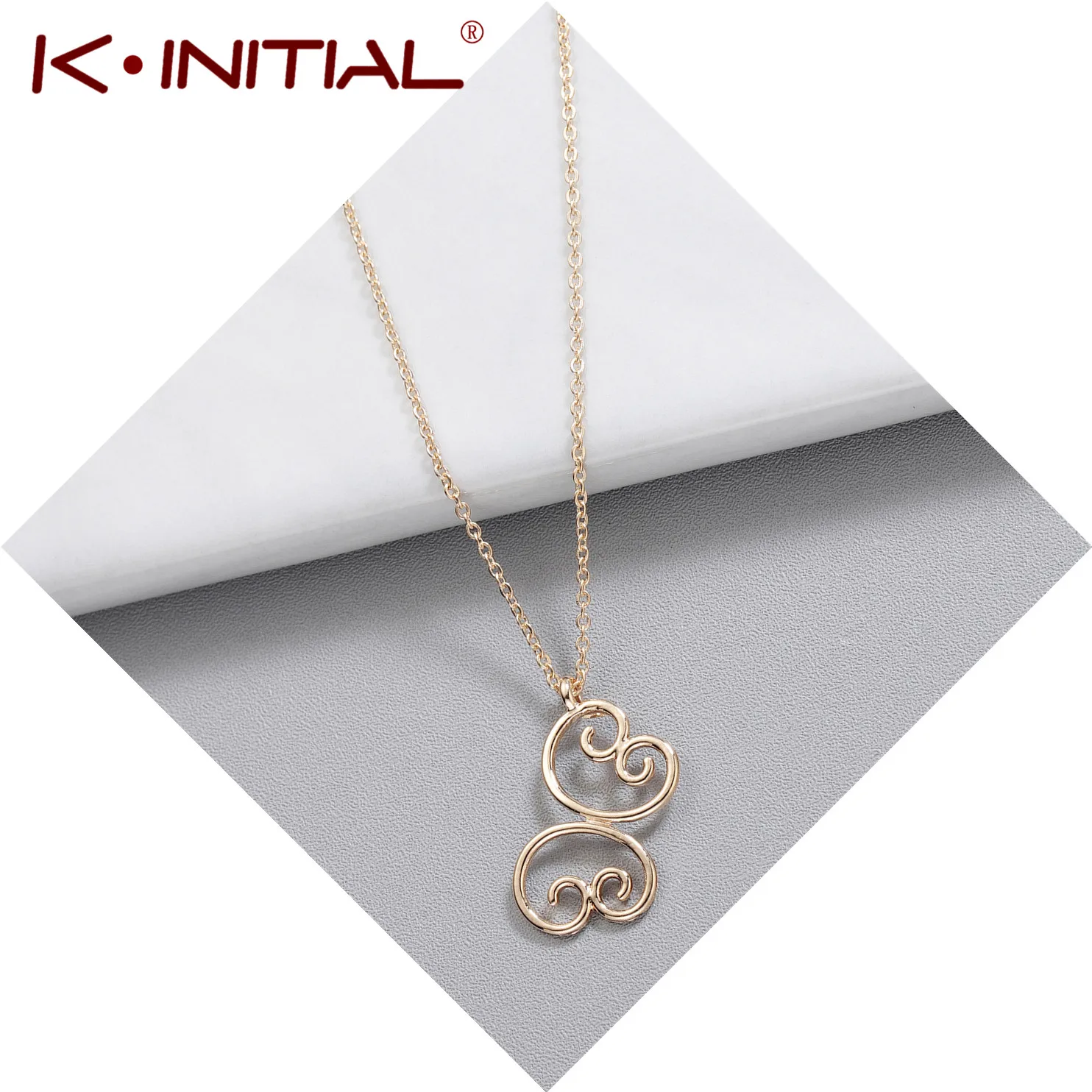 Модное ожерелье Kinitial с подвеской-бабочкой в Ирландском стиле хороший подарок для