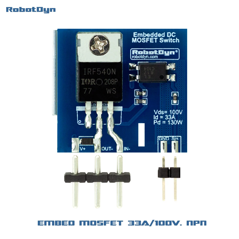 Transistors Nrthtri smt 5V Logic DC 24V 30A with Optocouplers Transistor MOSFET DC Switch Module