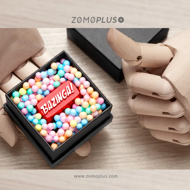 Zomo Bazinga Artesanal Keycap Anodizado Alumínio Compatível Cherry mx Interruptor Backspace Vermelho Prata Colorway Cnc - Imagem 3