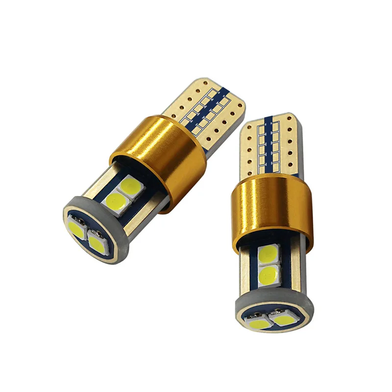 100 шт. авто светодиодный W5W Canbus 194 3030 6SMD лампа для парковки, чтения, зазора, внутренний светильник 6000K 12V для автомобиля, мотоцикла