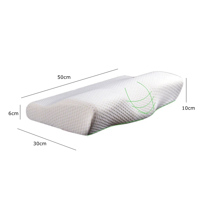 Удобная подушка из пены памяти Массажная подушка для шеи эргономичная кривая ортопедическая Шейная кровать для шеи спальный подголовник подушка