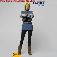 1/6 весы ПВХ пластмассовая фигурка DragonBall Android 18 лазурь TY-007 с рисунком из аниме «Наруто» 12 дюймовая кукла Подвижные модели для вентиляторы коллекция подарков