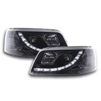 

FKSFSVW010039fari Daylight LED DRL look VW Bus T5 year Constr. 03-09 Black