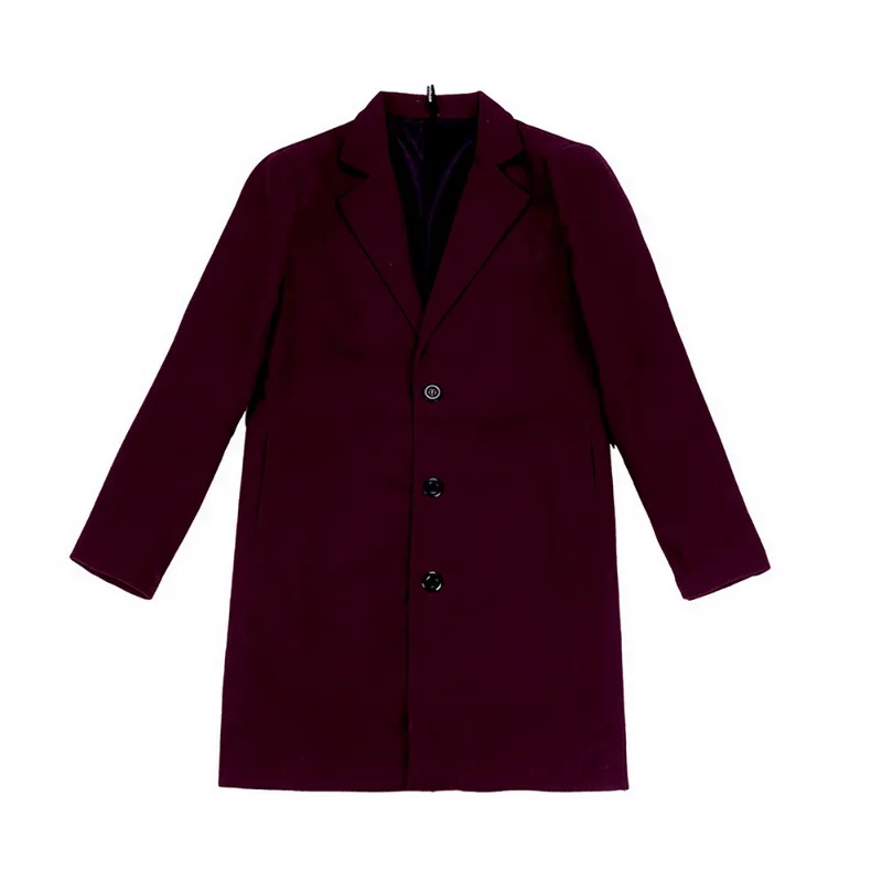 Jodimitty мужские шерстяные пальто осень зима сплошной цвет Высокое качество Мужская шерстяная куртка Роскошная брендовая одежда