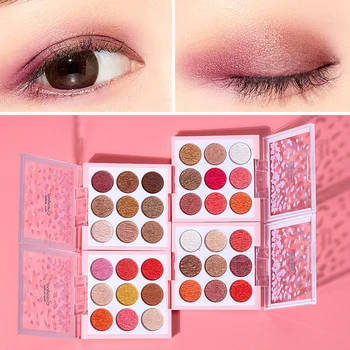 

9 Colors Glitter Eye Shadow Long-lasting Waterproof Eye Shadow Palette Powder Makeup Natural Eye Cosmetics Beauty Glazed 32D