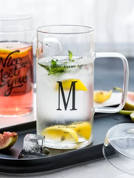 

Cute Transparent Water Bottle Glass Infuser Frosted Foldable Tea Water Bottle Drink Custom Kids Bouteille Home Decoration OO50GL