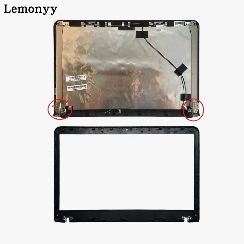 Black A and B Для sony Vaio SVE151 SVE1511 SVE1512 SVE151G11M SVE151j13l SVE151J13M SVE1511SCC SVE151C11T верхняя задняя крышка для ЖК-дисплея/Передняя панель для ЖК-дисплея - Цвет: Black A and B