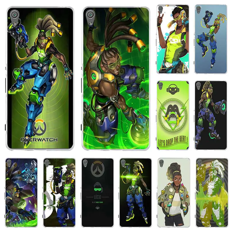 Lucio Overwatchs герой OW чехол для телефона sony Xperia XA Z1 Z3 Z5 компактный Z2 Z4 E3 E5 M2 M4 M5 T3 s Coque |