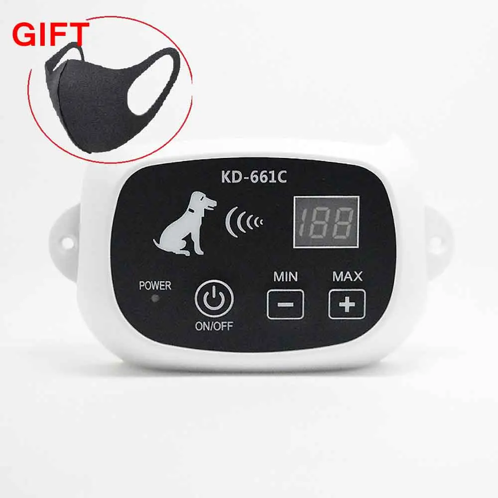 

Dog Fence Electric Shock Waterproof Wireless Remote System Pet 0-100 Level Electronic Fencing Device Dog Training Collar