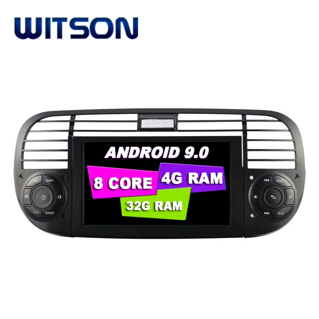 DE со! SWITSON S300 Восьмиядерный аудио стерео Android 9,0 автомобильный dvd gps плеер для FIAT 500 автомобильный мультимедийный плеер 4G ram - Цвет: BLACK