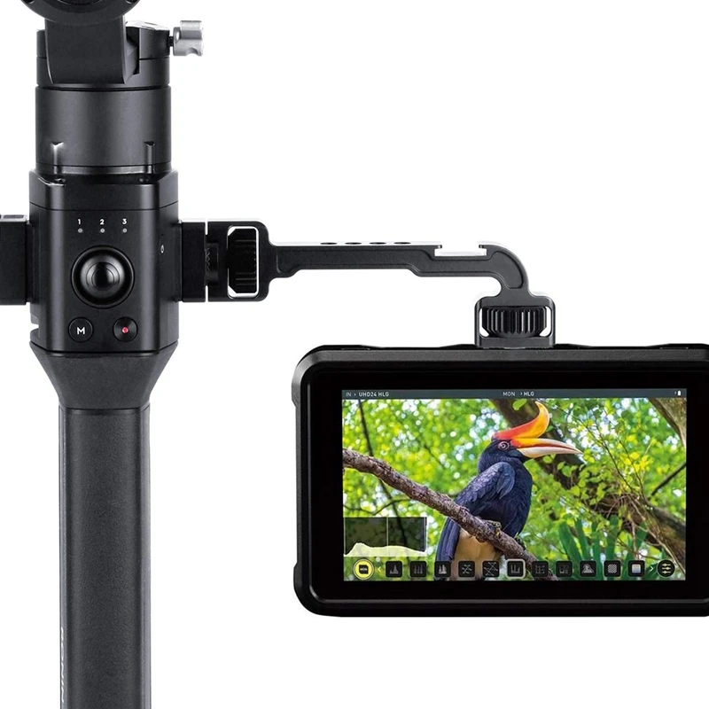 Ronin S Monitor Mount Extension Plate Bracket Magic Arm W Cold Shoe Mount for Microphone Led Video Light for Ronin-S Gimbal Acce